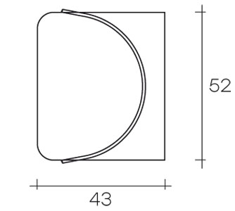 bedside table fiam model toki sizes