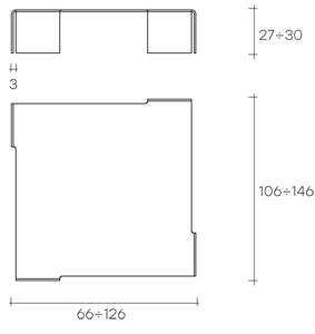couchtisch fiam muster neutra abmessungen