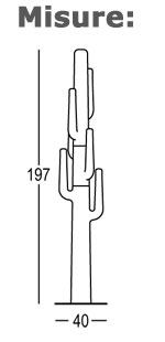 Lapsus Coat Racks Plust dimensions and sizes