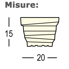 Rebelot Mini Vase Plust Lightable dimensions and sizes