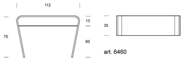 Altamura console Tonin Casa dimensions