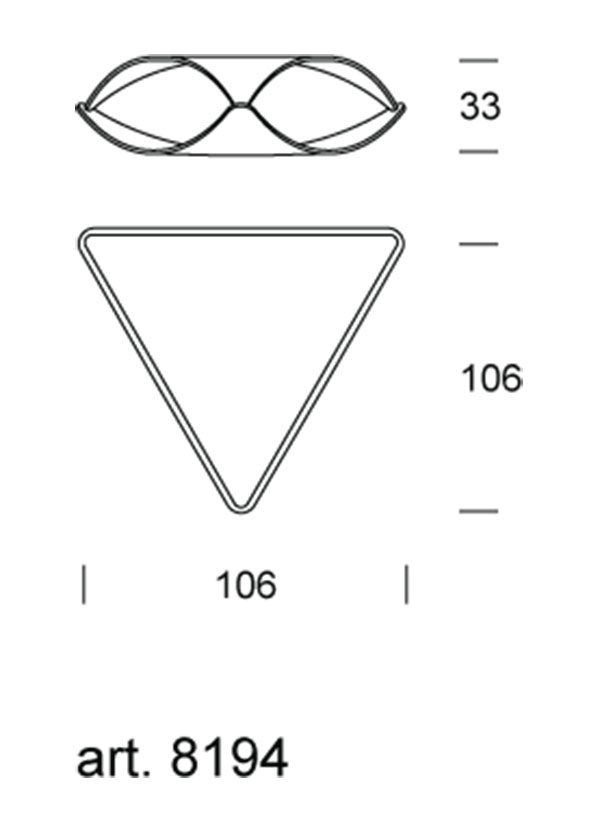 Quiet Coffee-table Tonin Casa dimensions