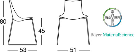 sedia-zebra-atishock-a-slitta-scab-dimensioni