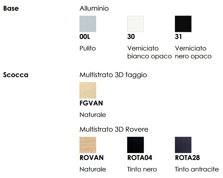 3D Loop Infiniti Design 5 star updown chair finish