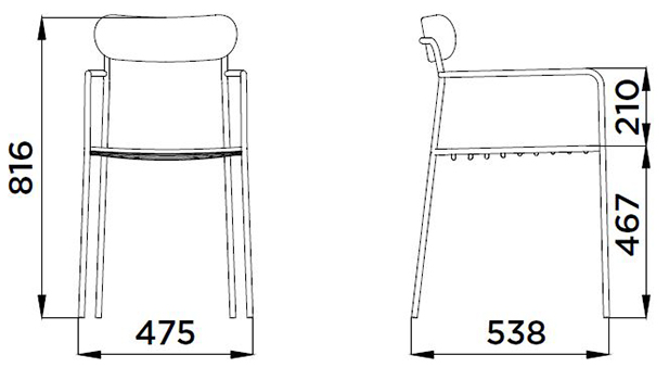 chair-ùti-stell-back-with-arms-infiniti-design-dimensions