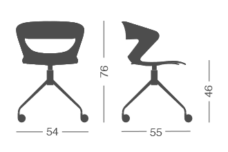 kicca-kastel-swivel-office-chair-dimensions