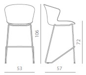 KiccaPlusFissa-Sgabello-Kastel-dimensioni
