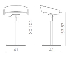 KimmiGirevole-sgabello-kastel-dimensioni1