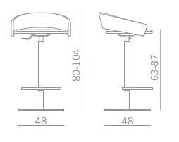 KimmiGirevole-sgabello-kastel-dimensioni1