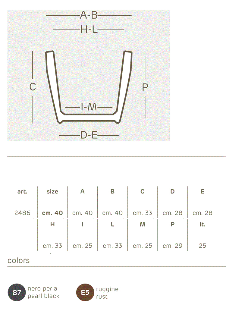 Akan pot Khilia sizes