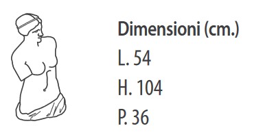 Statue-Venus-de-Milo-lightable-Modum-dimensions