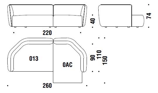sofa-Chamfer-Moroso-dimensions