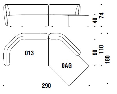sofa-Chamfer-Moroso-dimensions