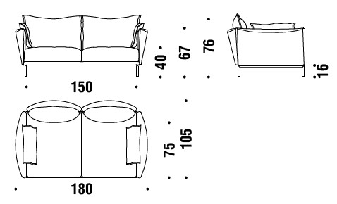 sofa-Gentry-Moroso-dimensions