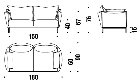 sofa-Gentry-Moroso-dimensions