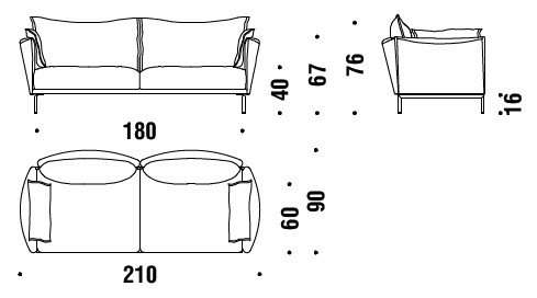 sofa-Gentry-Moroso-dimensions