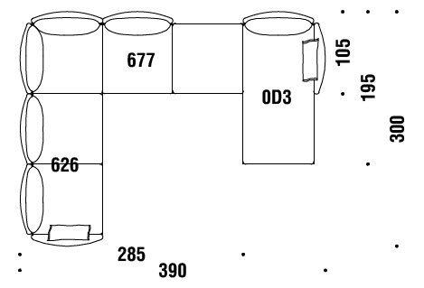 sofa-Gentry-Moroso-dimensions