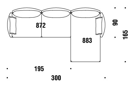 sofa-Gentry-Moroso-dimensions