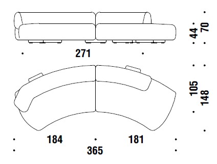 sofa-Gogan-moroso-dimensions