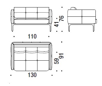 sofa-Modernista-moroso-dimensions