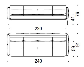 sofa-Modernista-moroso-dimensions