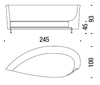 sofa-NewTone-moroso-dimensions