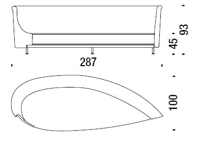 sofa-NewTone-moroso-dimensions