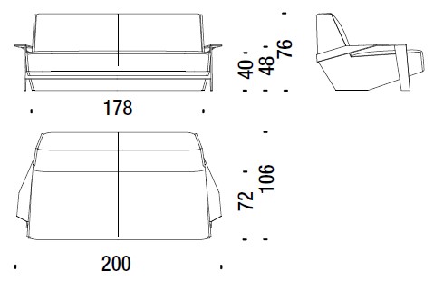 SilverLake-sofa-moroso-dimensions