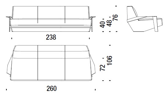SilverLake-sofa-moroso-dimensions