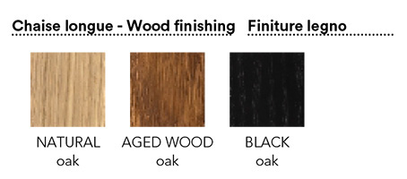 chaise longue moroso lilo finishes