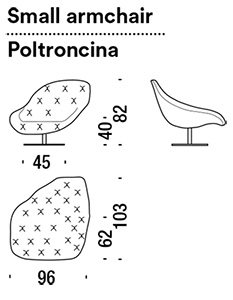 armchair moroso bohemiam dimensions