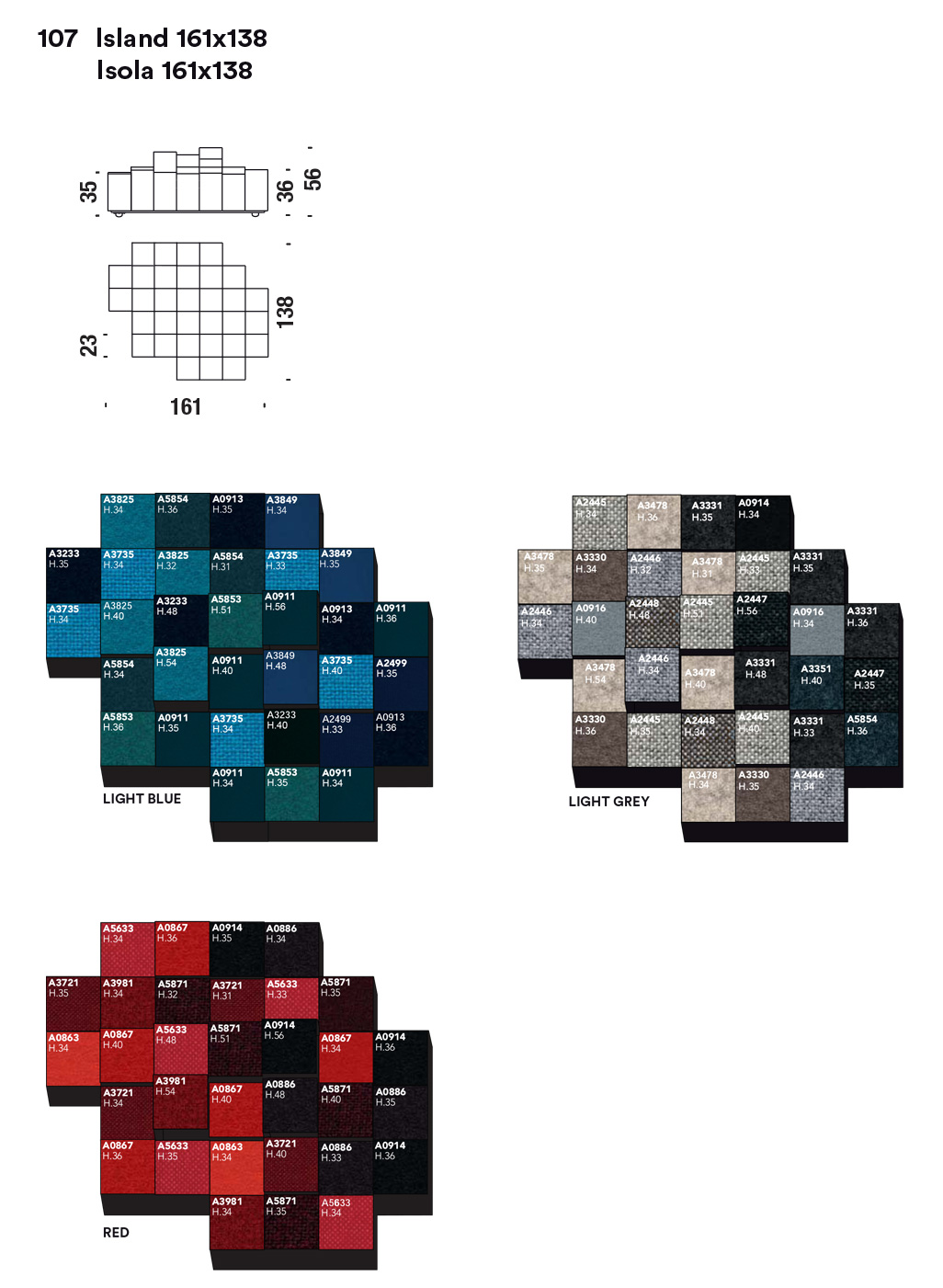 island moroso dolorez dimensions