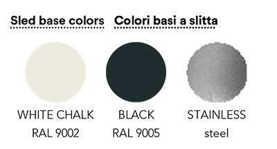 sled chair moroso fjord finishes