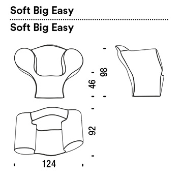 armchair soft little easy moroso dimensions