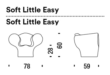armchair soft little easy moroso dimensions