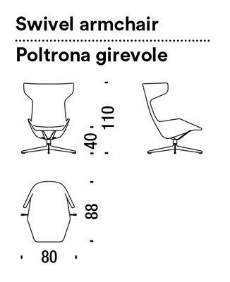 armchair Take a line for a walk dimensions