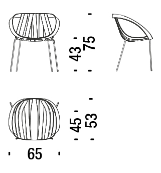 misure sedia a poltroncina moroso impossible wood