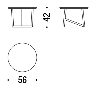 misure tavolino moroso klara