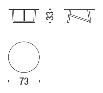 misure tavolino moroso klara