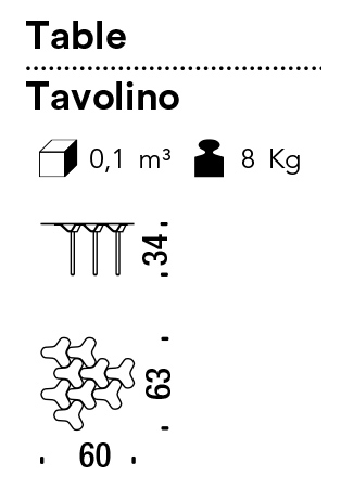 coffee table moroso nanook dimensions