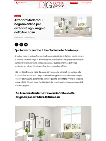 donna glamour about arredare moderno