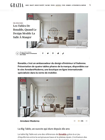 grazia about arredare moderno