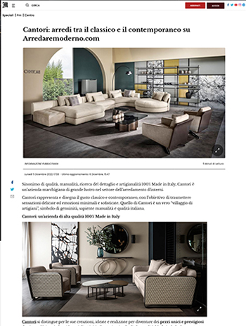 il messaggero about arredare moderno