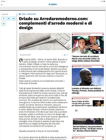 il tempo quotidiano about arredare moderno