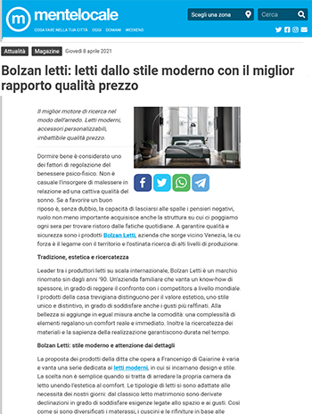 mentelocale about arredare moderno