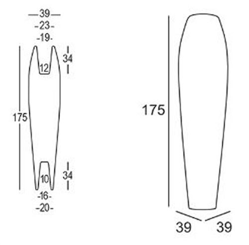 Nicole Vase Plust h 175 dimensions and sizes
