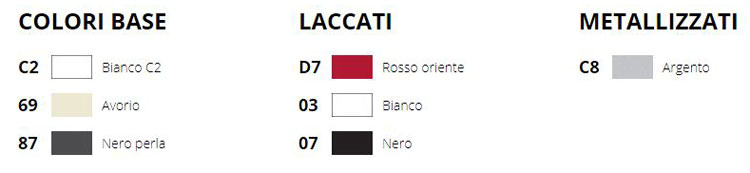 Nicole Vase Plust h 126 finishes and colours