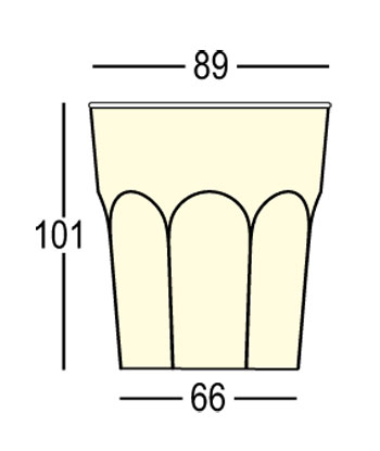 Cubalibre Table Plust Lightable dimensions and sizes