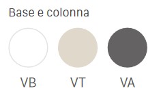 Fixed Bar Table Scab H.75 with Compact Laminate Top Finishes