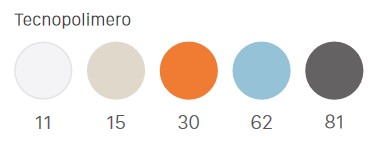 Finishes Scab Design Zebra Technopolymer Stool with Painted Frame